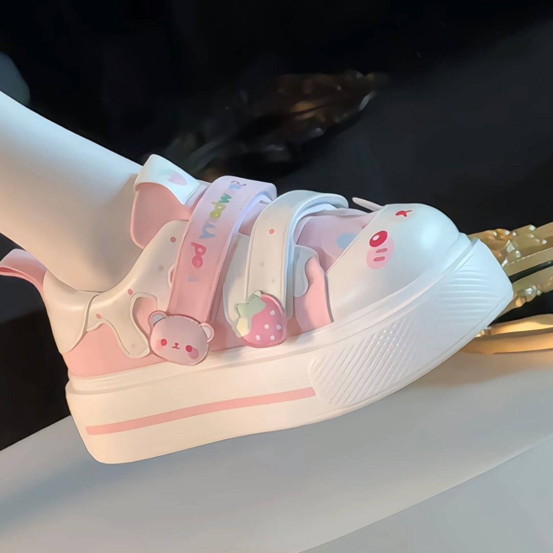 Women'S Shoes Com - Jesienne, urocze buty płócienne Lolita z