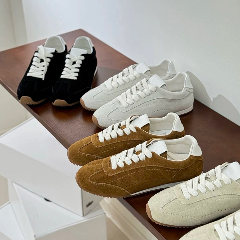 Women'S Shoes Com - Unisexowe damskie buty codzienne Skórzane sneakersy