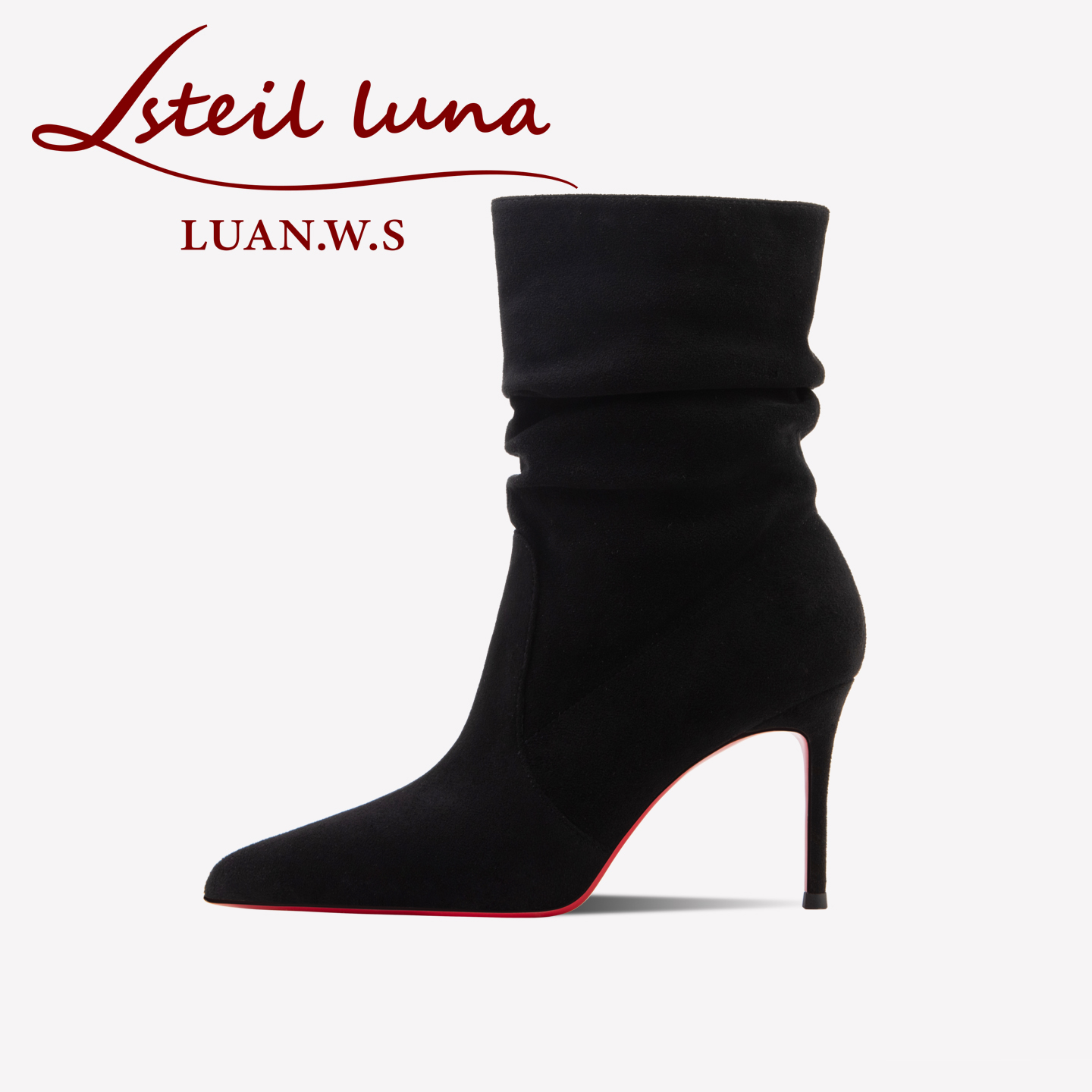 Women'S Shoes Red Bottoms - Zimowe damskie botki 2026 Czerwone błyszczące