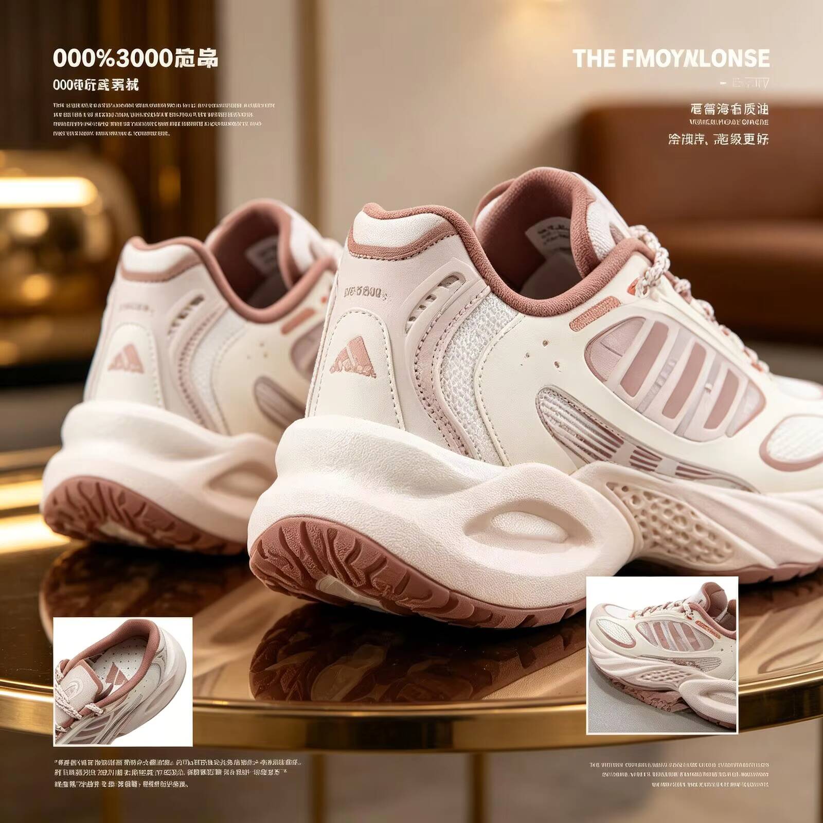 Women'S Shoes Pink Adidas - Nowe damskie sneakersy Adidas w kolorze