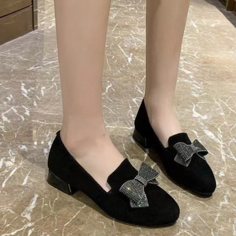 Czarne modne damskie mokasyny  – Women Shoes Loafers recenzja i cena