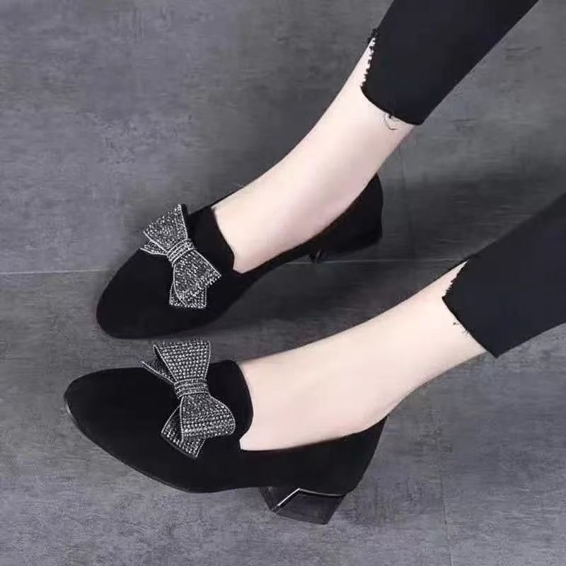 Czarne modne damskie mokasyny  – Women Shoes Loafers recenzja i cena