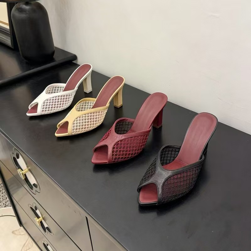Damskie sandały z siateczki z  – Women Shoes Mules recenzja i cena
