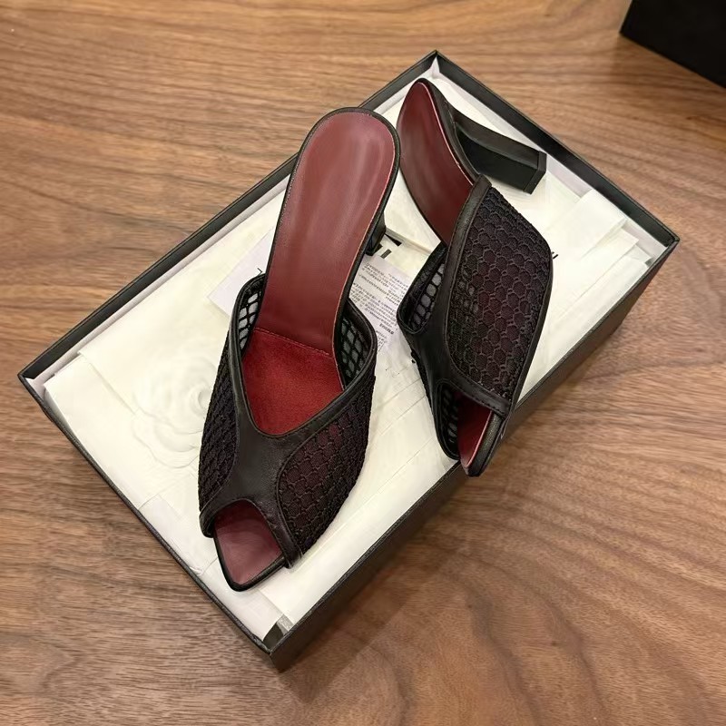Damskie sandały z siateczki z  – Women Shoes Mules recenzja i cena