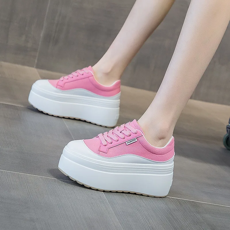 8cm nowe płótno prawdziwej skó – Women'S Shoes Com recenzja i cena