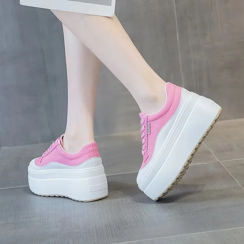 8cm nowe płótno prawdziwej skó – Women'S Shoes Com recenzja i cena