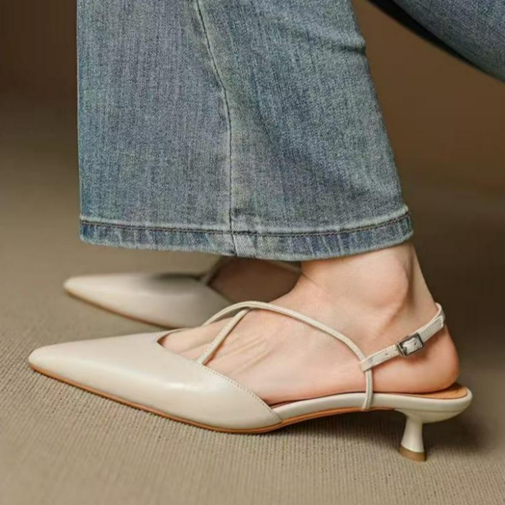 2026 Nowe Szpilki z Ostrą Szpi – Women Shoes Mules recenzja i cena
