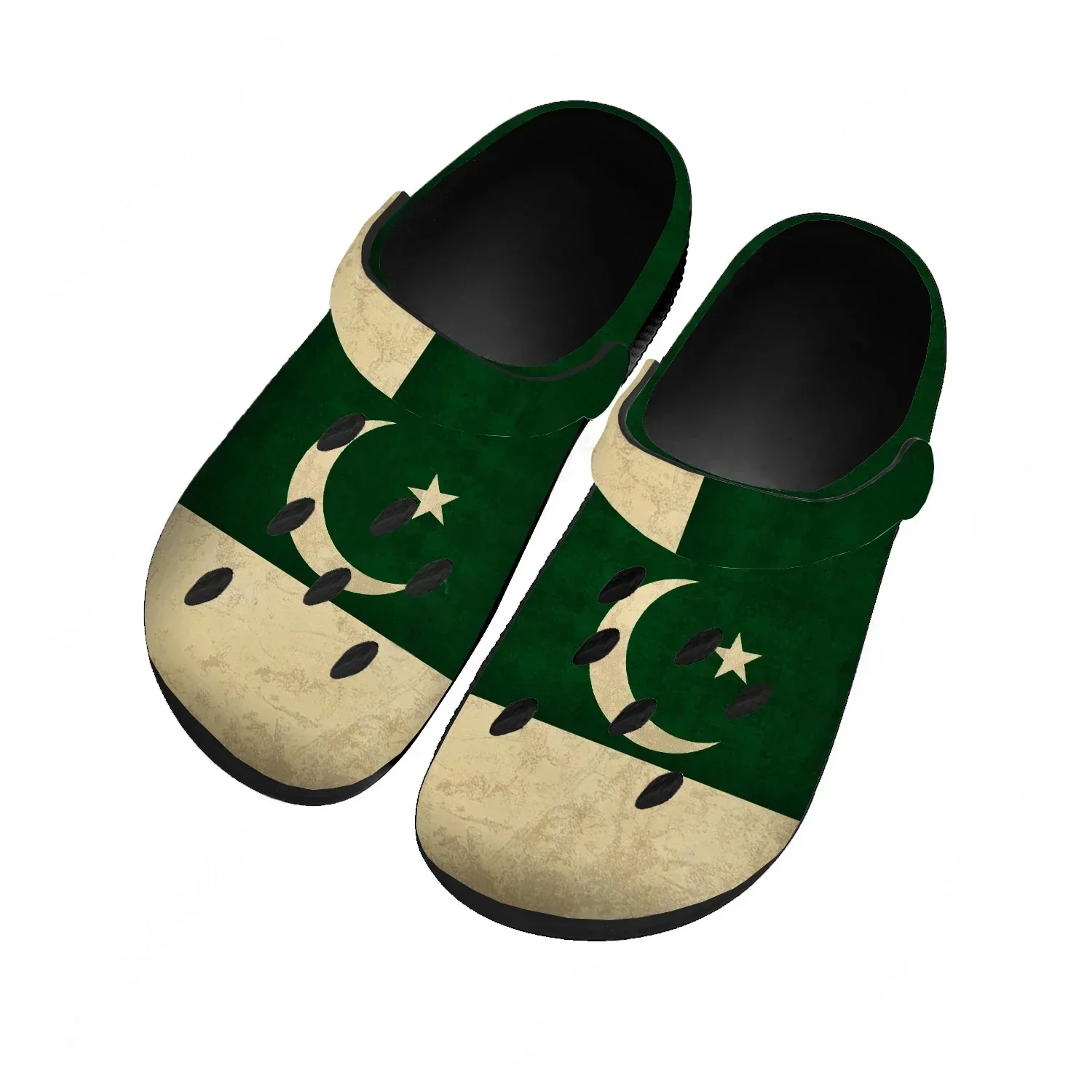 Klapki z motywem flagi Pakista – Women'S Shoes In Pakistan recenzja i cena