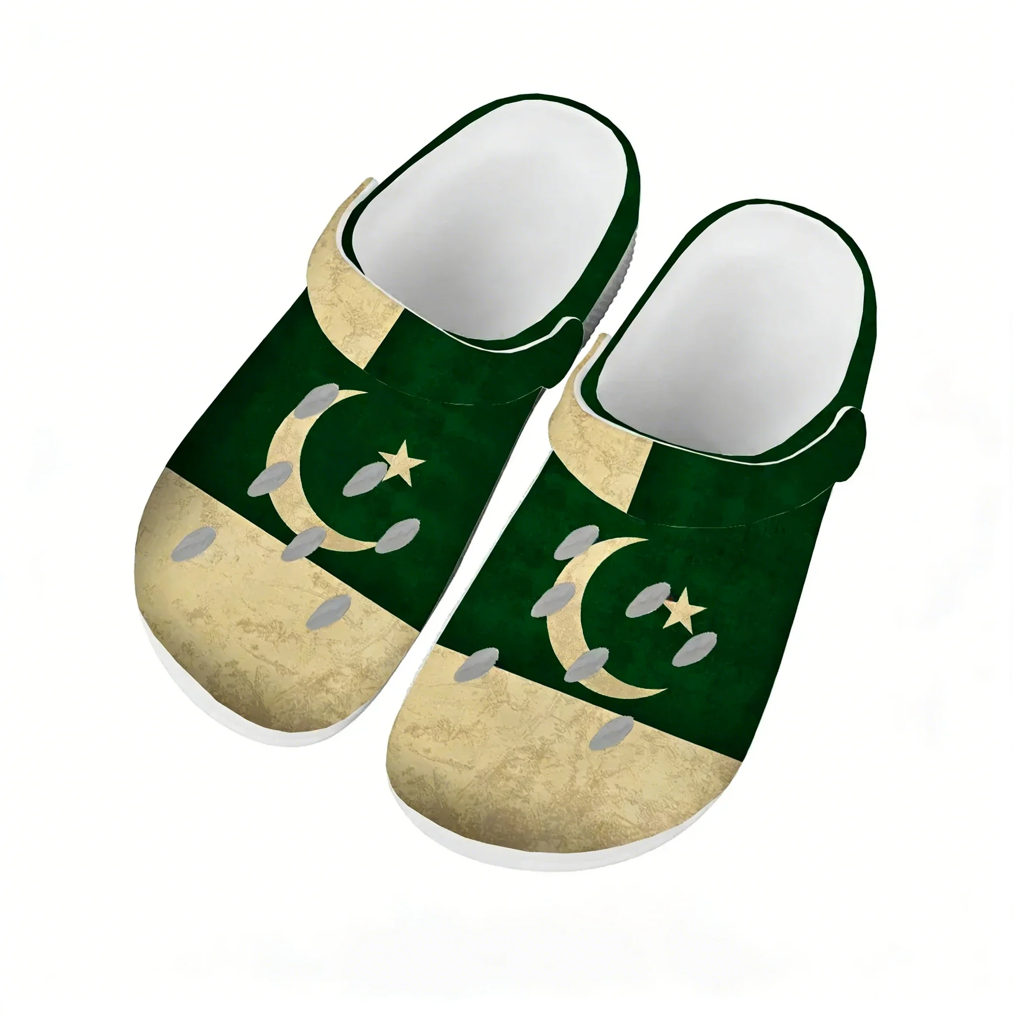 Klapki z motywem flagi Pakista – Women'S Shoes In Pakistan recenzja i cena